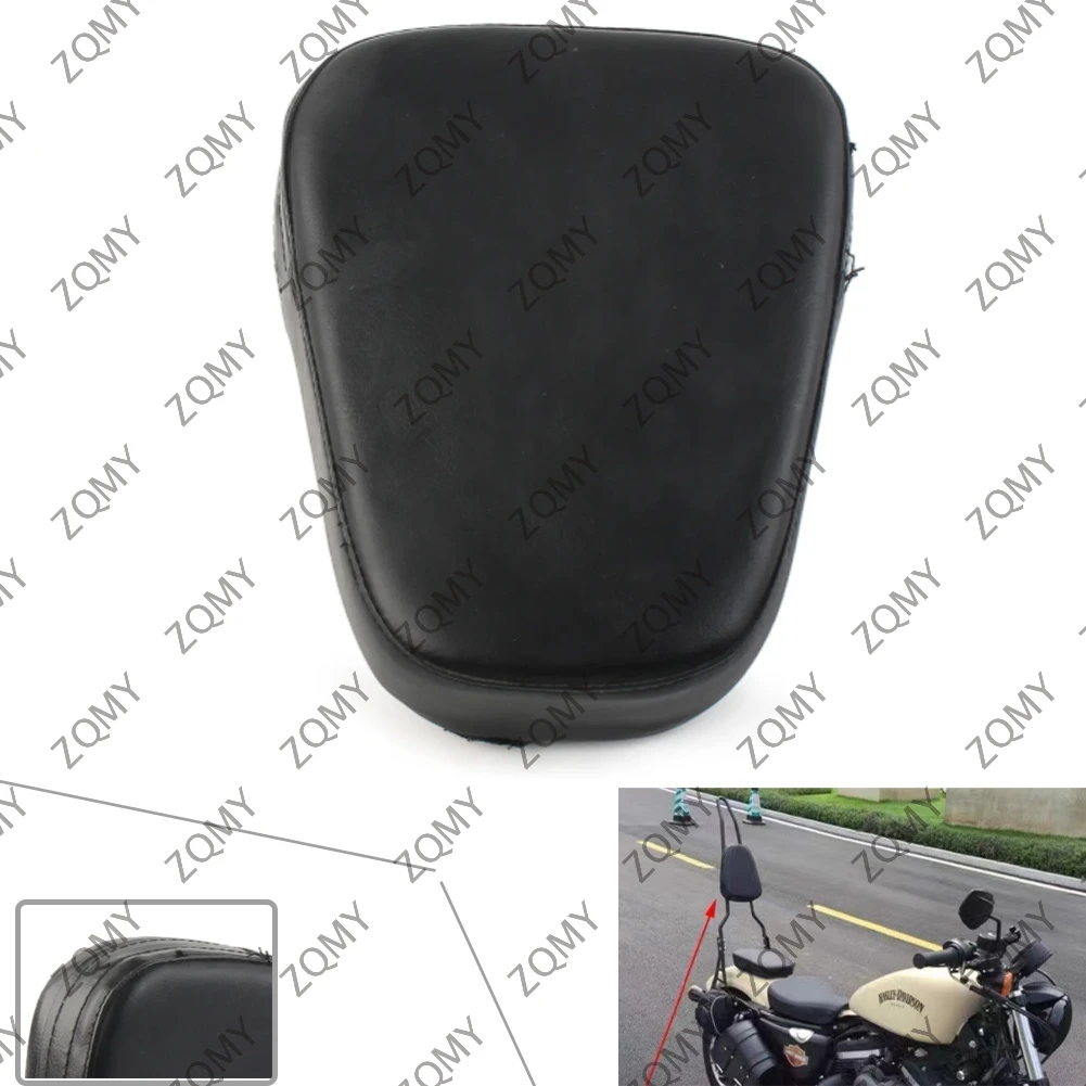 Universal Motorcycle Sissy Bar Backrest Cushion Pad For Harley Davidson Chopper Cruiser Touring For Yamaha Honda Kawasaki