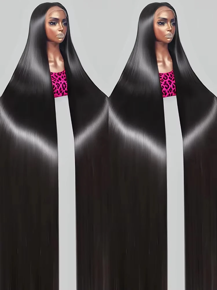 

13x4 Bone Straight 100 париков из натуральных волос 13x6 Hd Lace Frontal 46 40 дюймов Прямой прозрачный парик из натуральных волос на кружеве для женщин