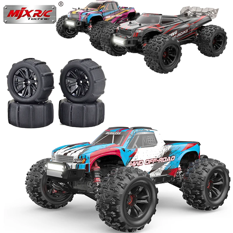 MJX Hyper Go 16208 16210 Controle Remoto 2.4G 1/16 Brushless RC Hobby Car Vehicle 68KMH Caminhão off-road de alta velocidade