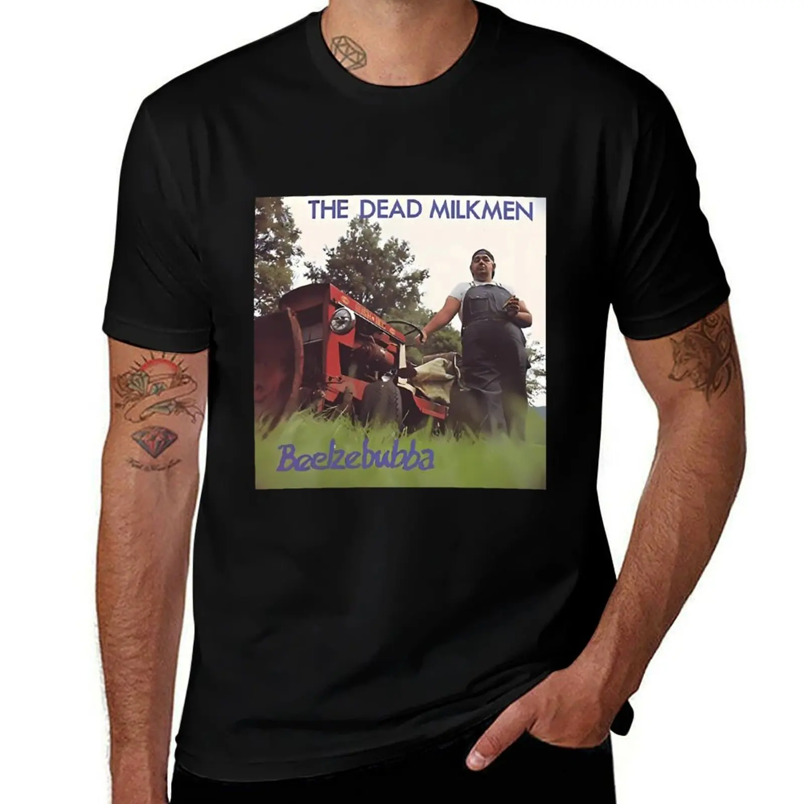 The Dead Milkmen's Beelzebubba Album (Multicolored) T-Shirt Comfortable Daily Wear Tee T-Shirt