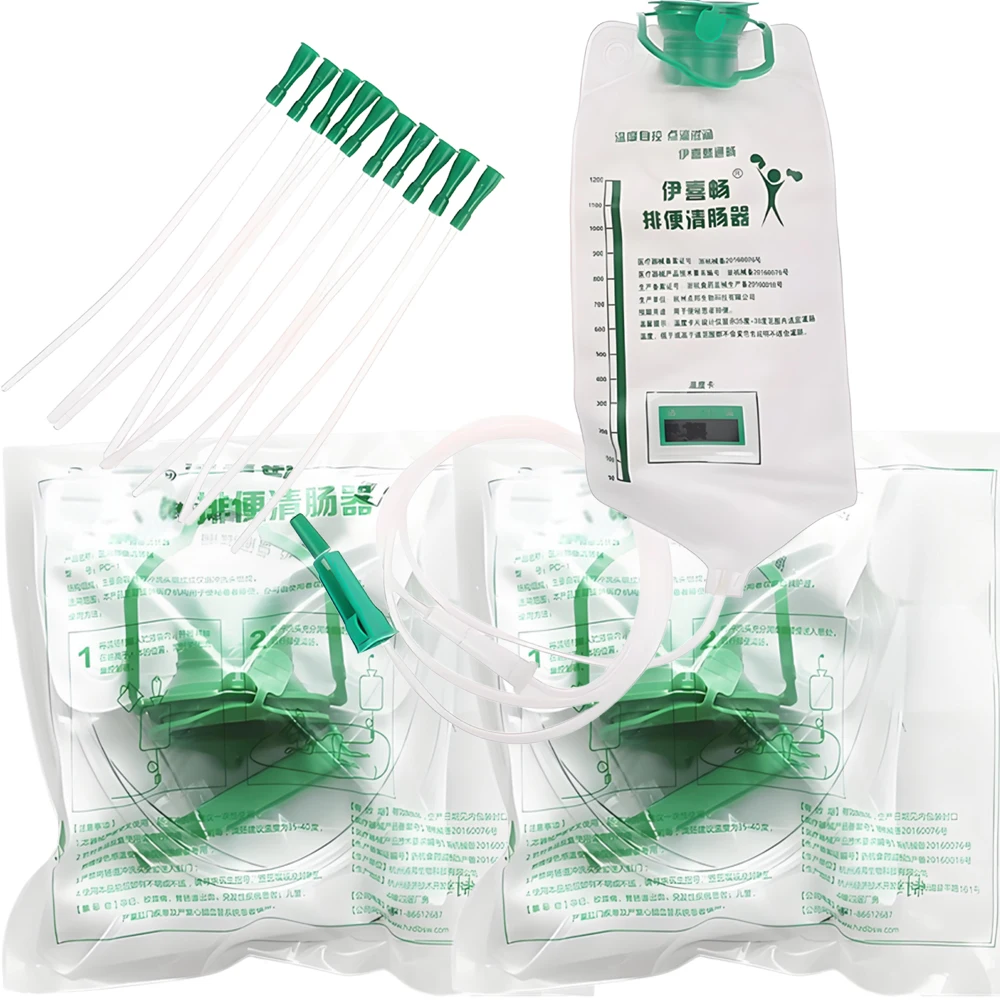 

1200ml Homes Enema Colonic Irrigation Douche Kits Bags Reusable Cleansing