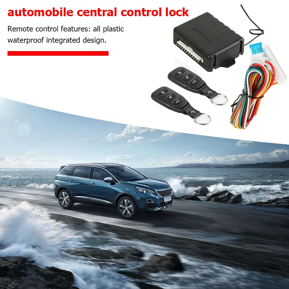 

Car Remote Lock Locking Kit Central Door Keyless Entry Alarm System 410/T102 Outdoor Anti-resistance Repairing Parts