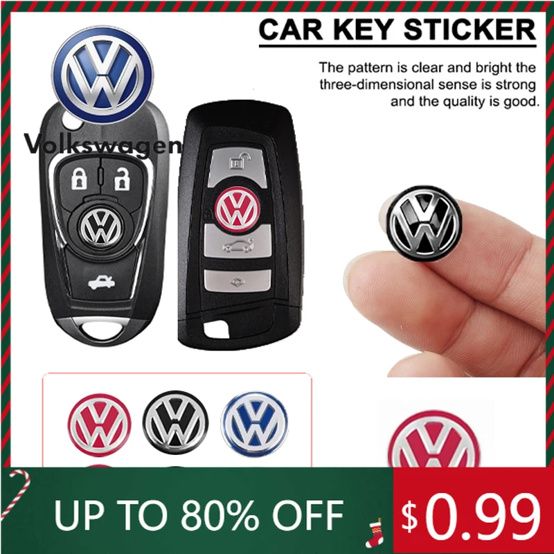 

Для VW Volkswagen 2026, популярные эмблемы, автомобильный удаленный ключ, эмблема, наклейка, алюминиевые ключи, декоративная наклейка для VW Polo Passat B5 B6 B7 T4 T