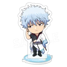 Game Katsura Kotarou Kagura Sakata Gintoki Hijikata Toshirou Acrylic Stand Doll Anime Mini Figure Model Plate Cosplay Toy Gift