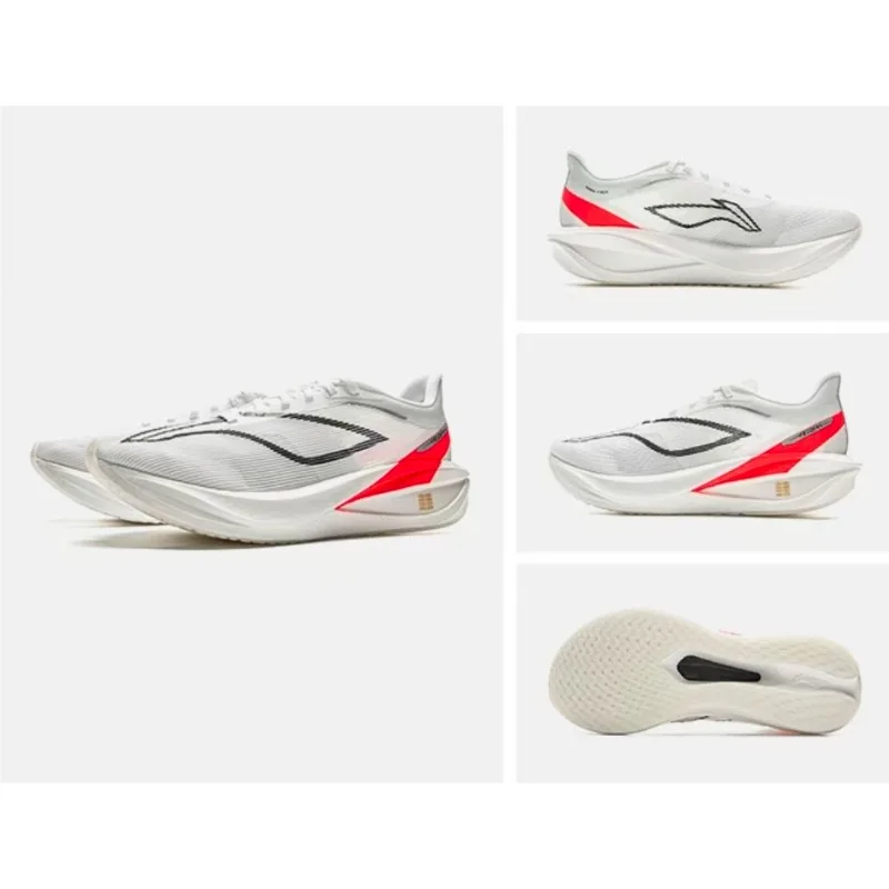 Li-Ning Original Men's FEIDIAN 5 CHALLENGER Racing Running Shoes SUPER BOOM Cushion CARBON-FIBER PLATE  ARMV001Sneaker series