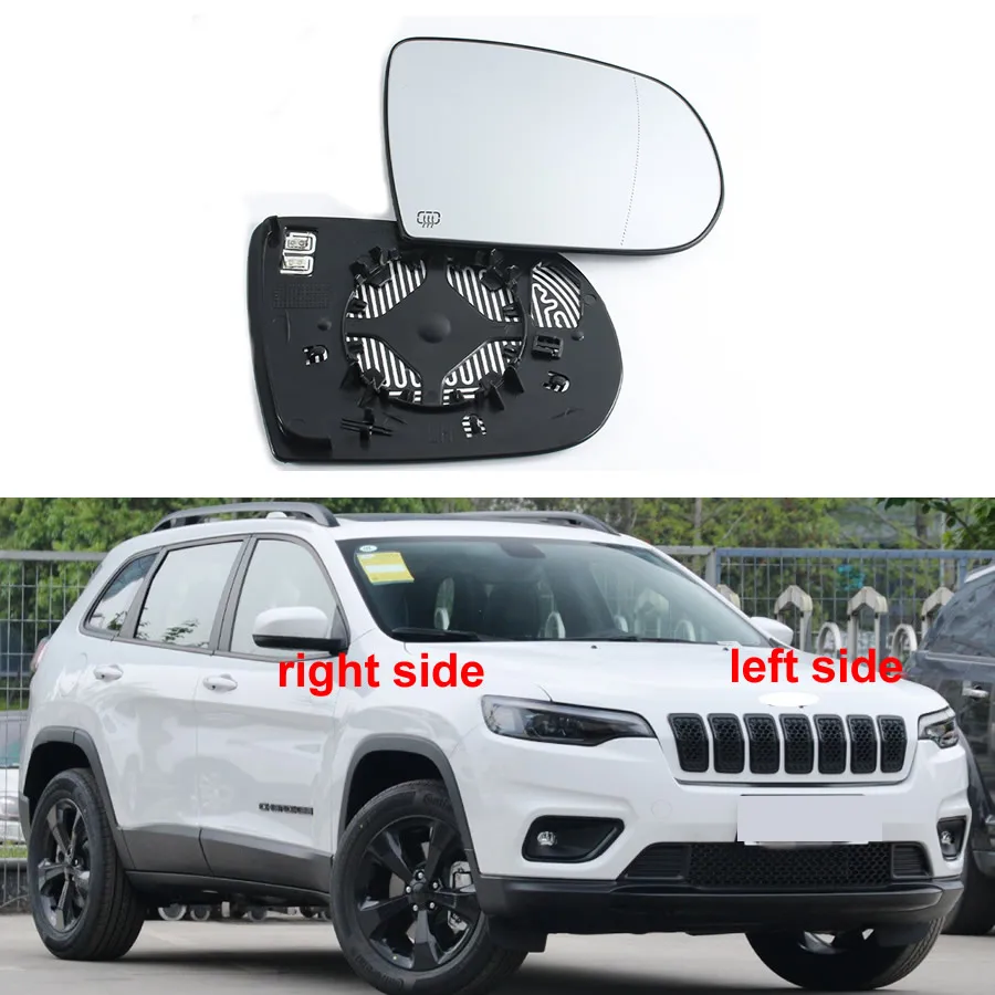 

For Jeep Cherokee 2016 2017 2018 2019 2020 2021 Car Accessories Side Mirror Lens Rearview Reflective Lenses Glass with Heating