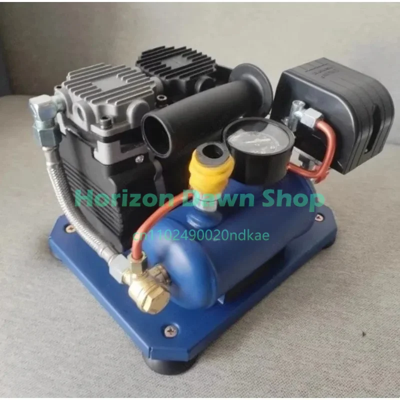 Portable small brushless oil-free air compressor, lithium battery tire air pump with car charging for household use