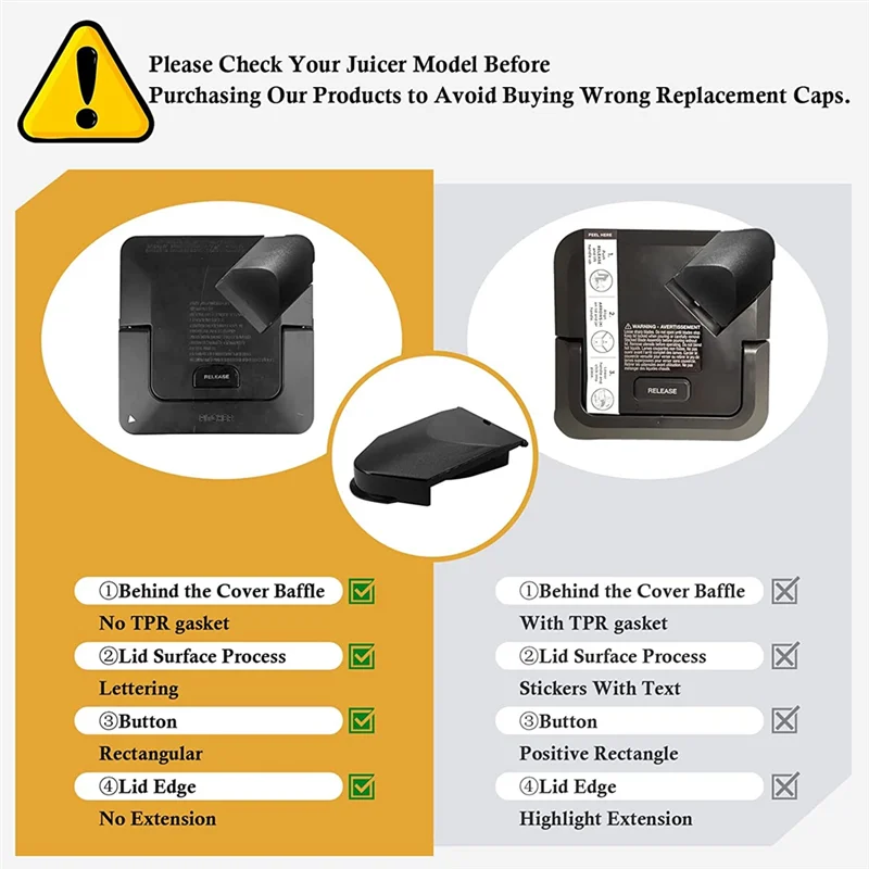 Peças de reposição da tampa do bico para jarro ninja liquidificador 72oz, para liquidificador ninja NJ600-NJ602 e BL500-BL781 1 peça quente