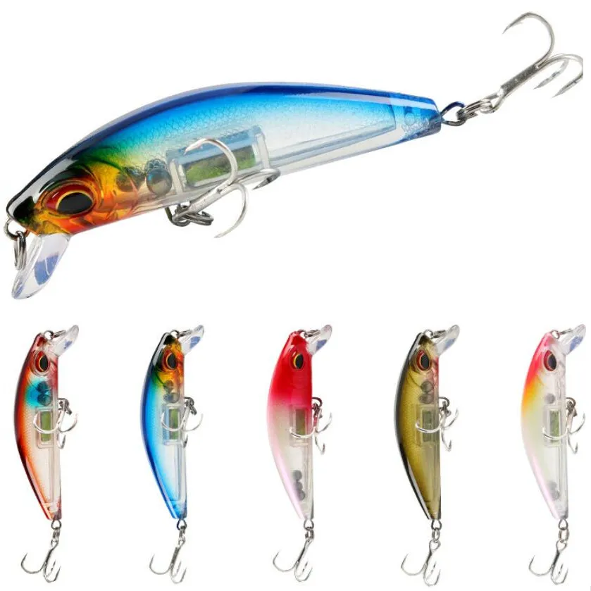 

1pc 7cm 10.4g Minnow Fishing Lure Wobblers 3D Eyes Sinking Hard Artificial Bait Bass Pike Trolling Carp Crankbait Fishing Tackle