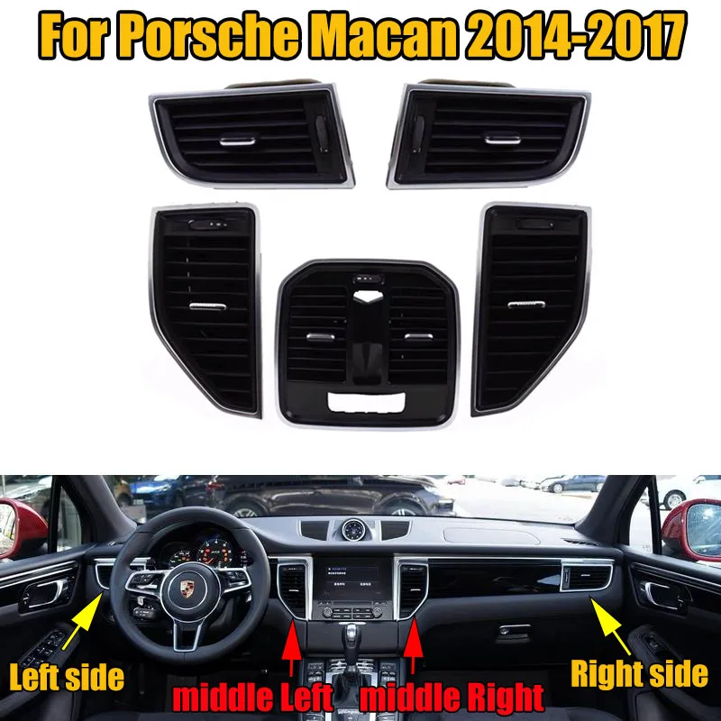 Left Right Front Rear Air Conditioning AC air Vent Grille Complete Assembly For Porsche Macan 2014 2015 2016 2017