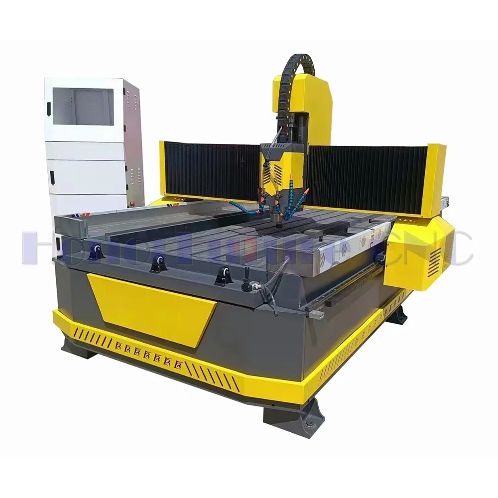 

3 Axis Stone Rock Cutting Aluminum Metal Engraving 3D Woodworking Advertising Making 1325 CNC Router Machine