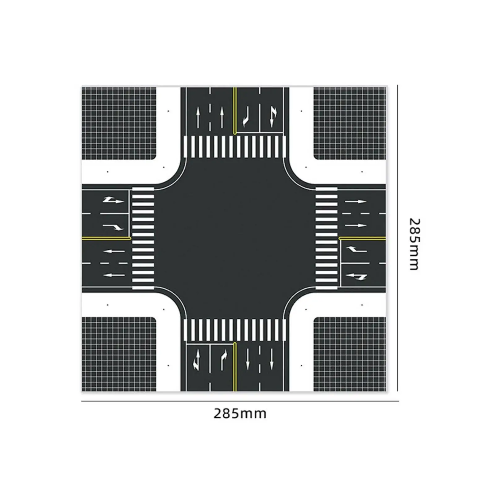 Traffic Base Sticker Clear Printed Town Road Model Base PVC Board for Design Professional Project