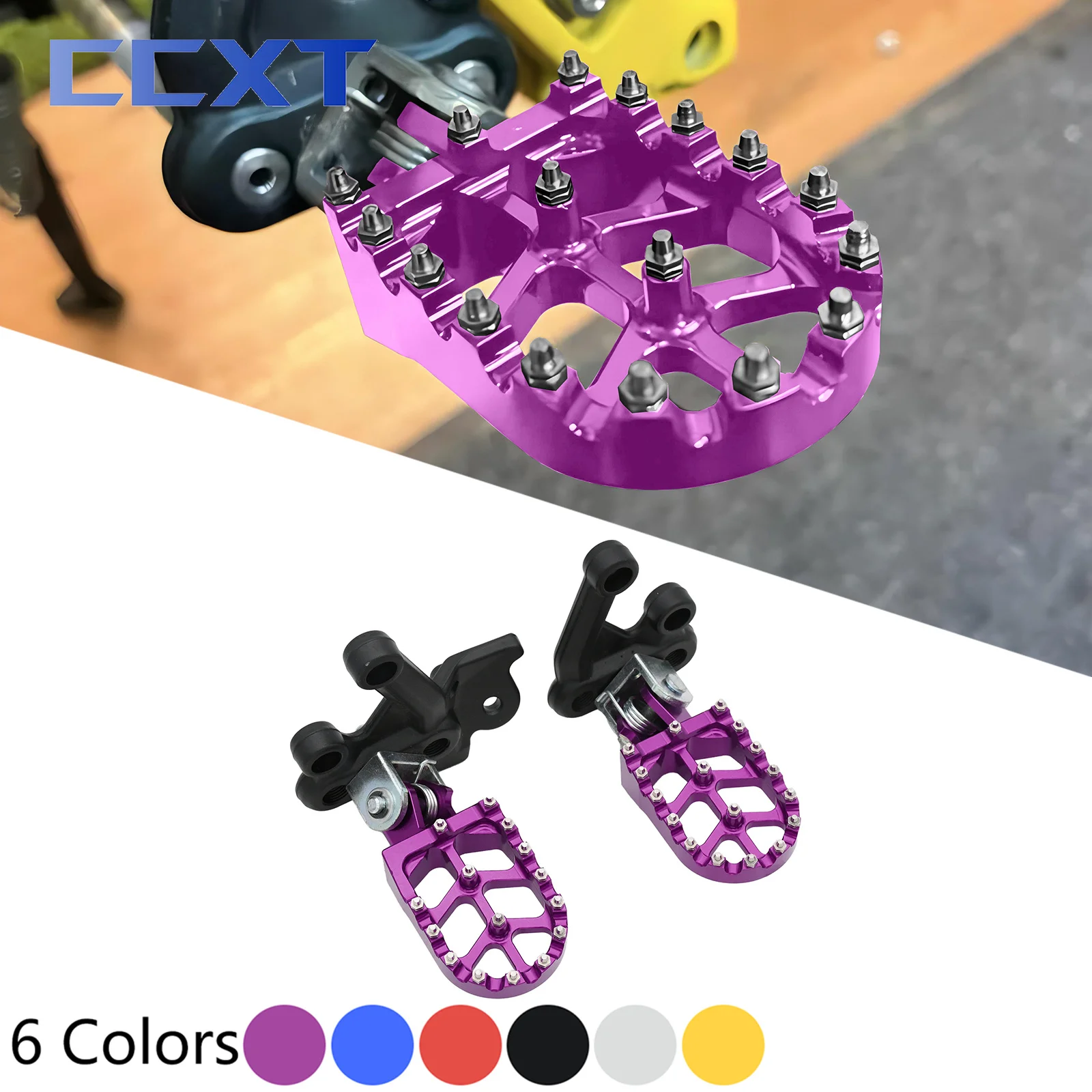 Electric Bike CNC Foot Pegs Rest Footpegs Foot Pegs Bracket For Sur-Ron Sur Ron Surron Light Bee X & S Electric Motocross Parts