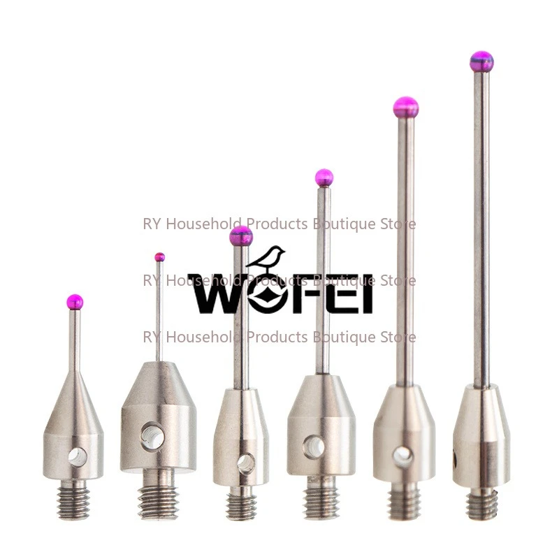 Coordinate Probe Tungsten Steel Stylus Ruby Probe CNC Machine Tool Special Stylus M4 Thread