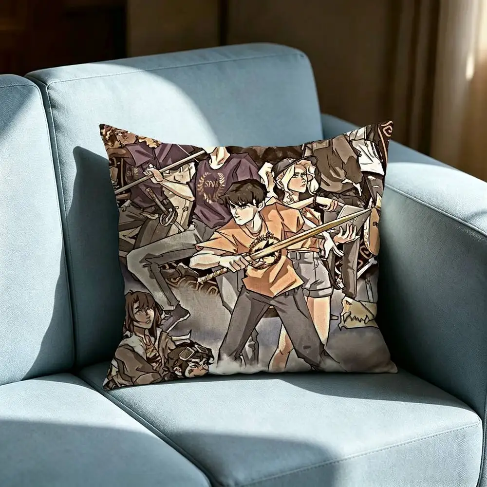 Percy Jackson and The Olympians Pillow cover gift High definition digital printing,Surprise  vivid pattern Household.