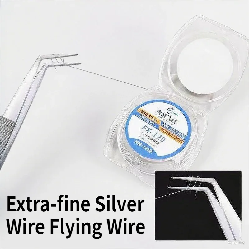 2025 120m/0.02mm Flying Wire Jumper Line BGA PCB Welding For Phone Tablet Motherboard Soldering Repair Hand Tools