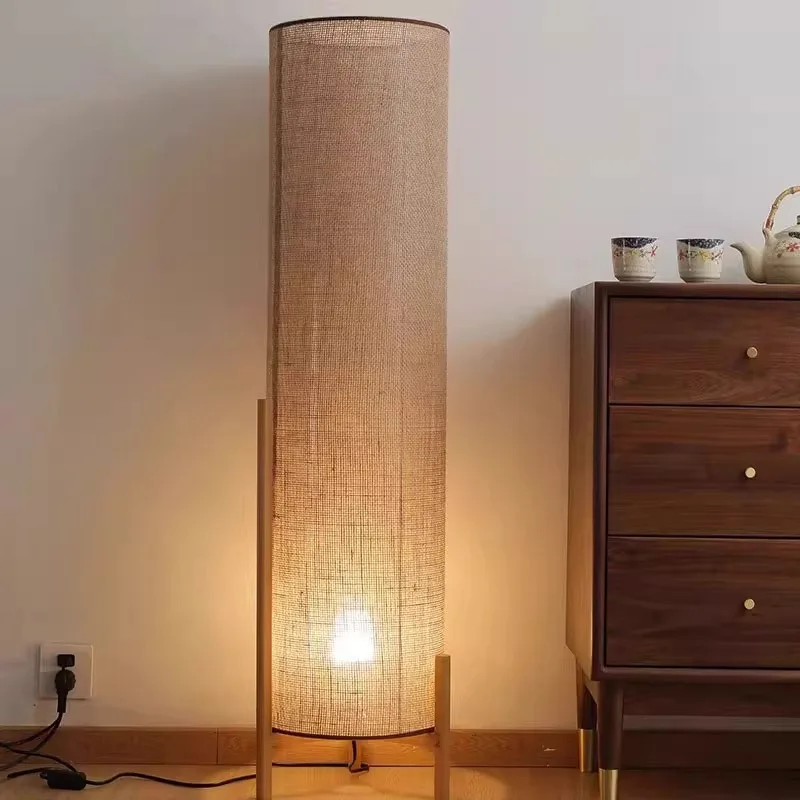 

Wabi Sand Wind Floor Lamp Decoration Zen Art Decoration Living Room Bedroom Study Homestay Corner Ambient Floor Lamp