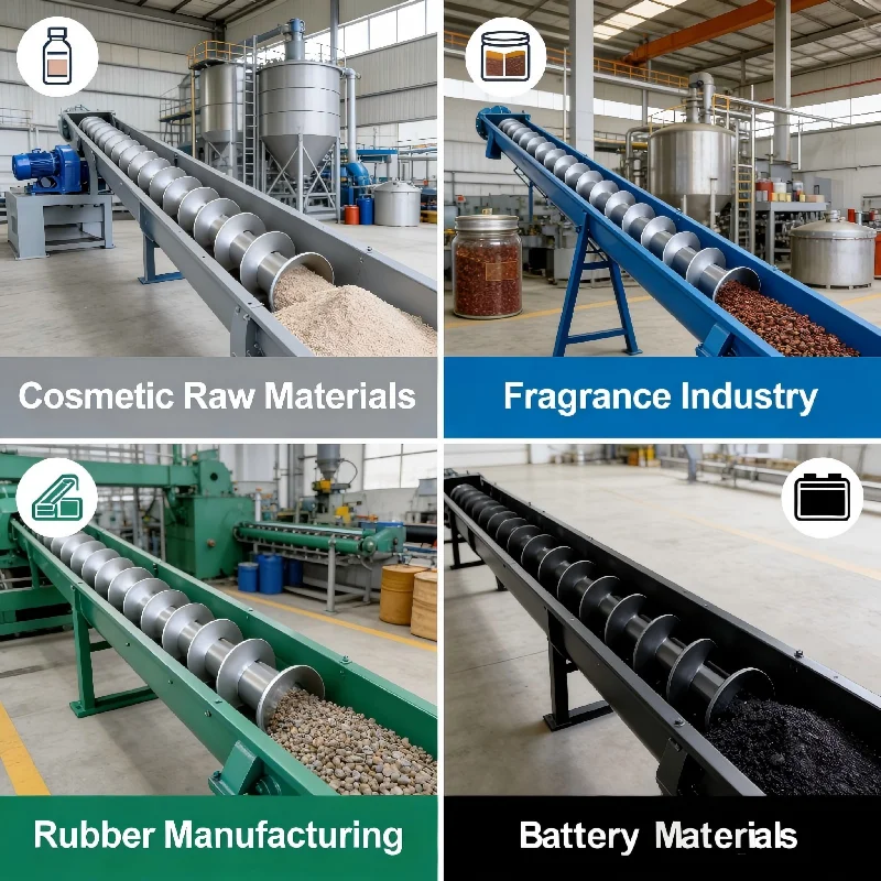Feeding Stable Output Custom Angle Length Inclined Screw Conveyor for Cement Grain Sand Continuous Screw Transporter