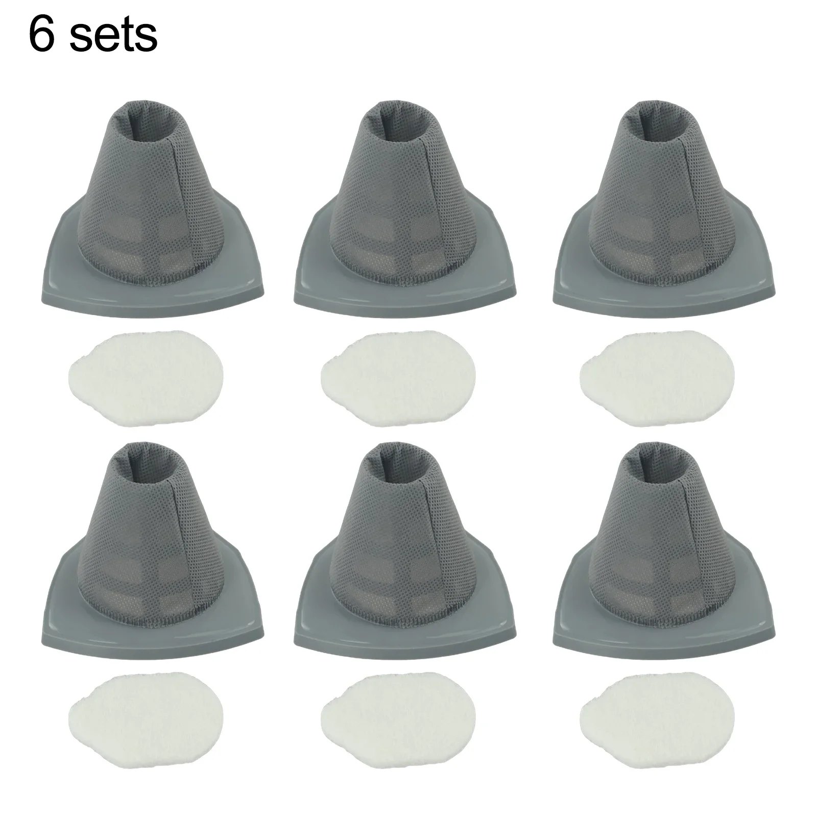 2/6 Pcs Washable Reusable Vacuum Filter For Eureka Stick- Vacuum NES215A, NES210, N0101 & N0102 Cleaner Accessories
