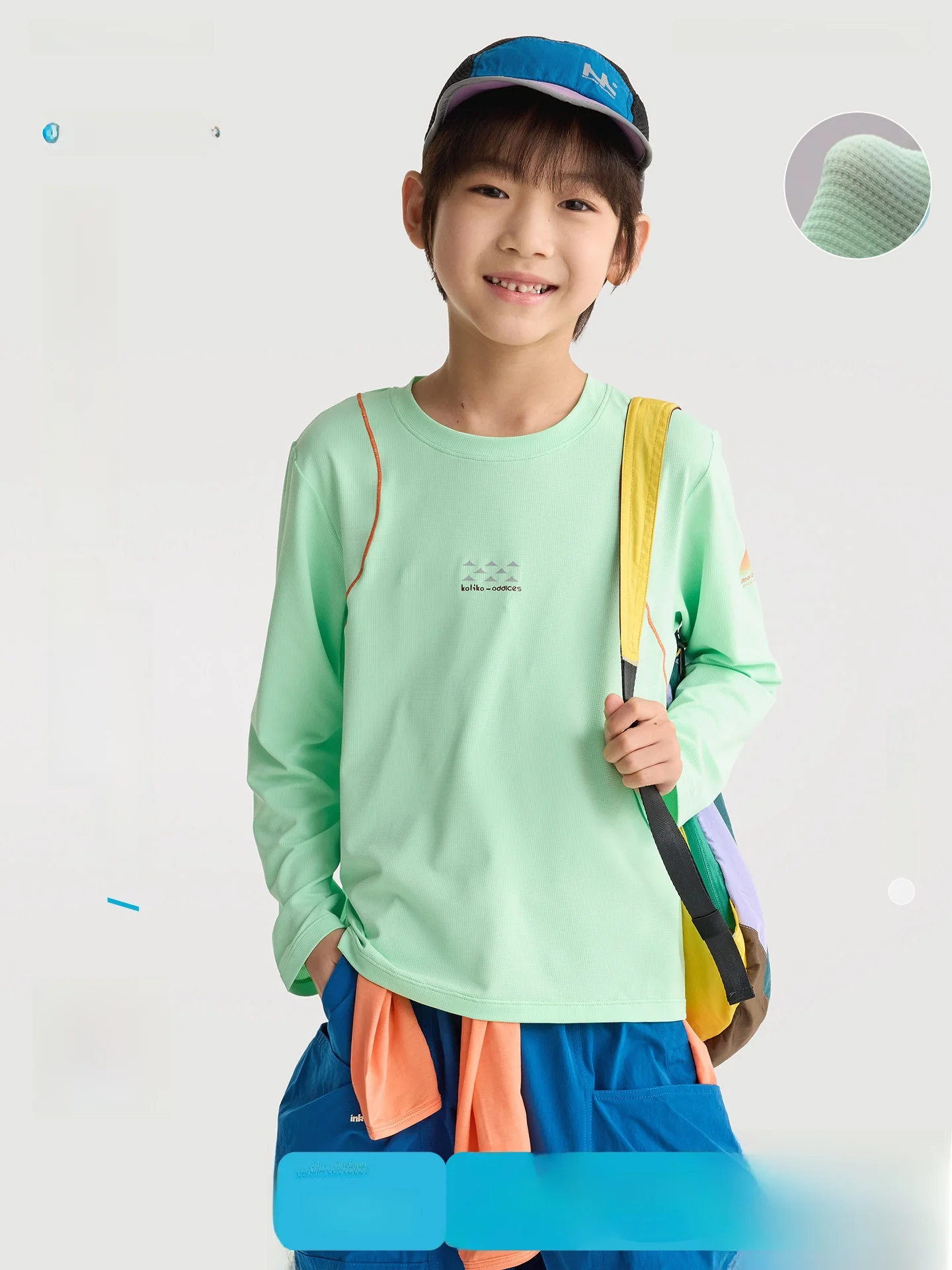Quick Dry Long Sleeve Children's T-Shirt Casual Breathable Parent-Child Top for Boys And Girls Suitable for Spring And Autumn