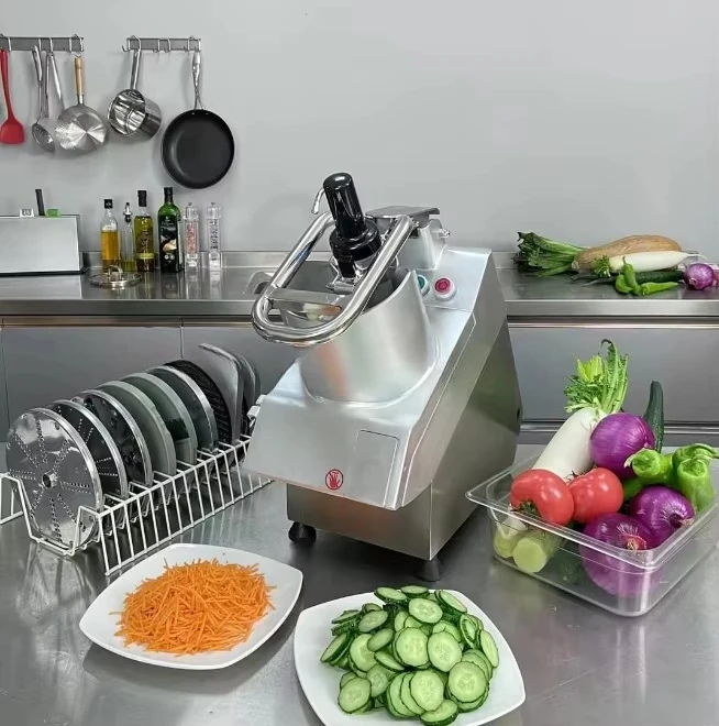 Fully Automatic Commercial Multi-Functional Electric Vegetable Cutter Potato Dicing Lemon Slicer Cheese Grater
