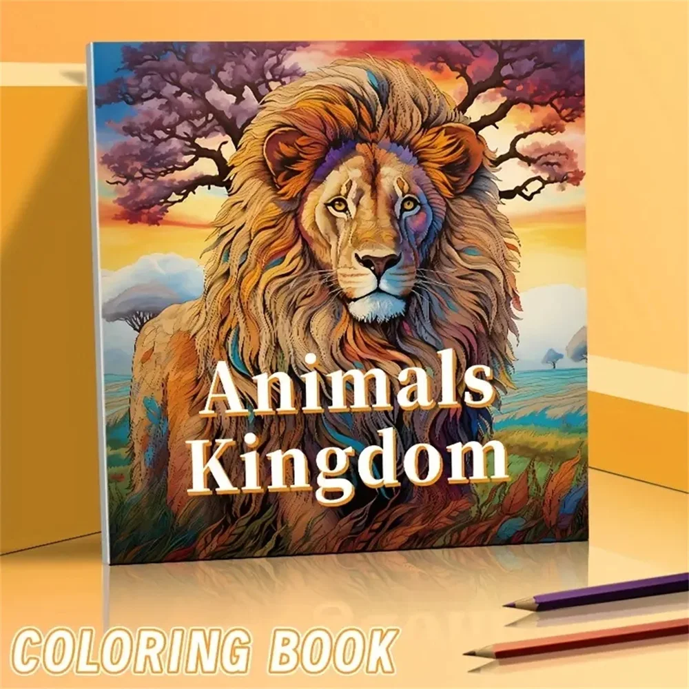 1pc Art Coloring Book 22 Page Coloring Books Gift For Birthday Party Relieve Stress Kill Time Graffiti Painting Drawing Art Book