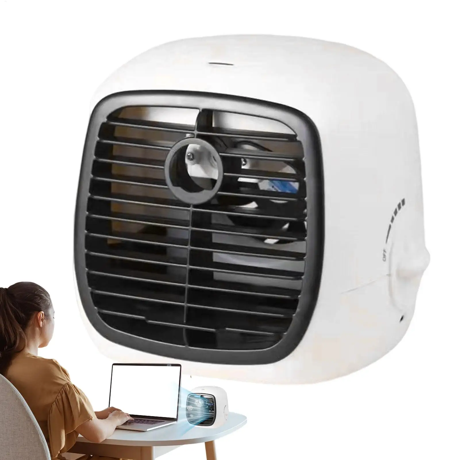 

Кондиционер портативный домашний настольный увлажнитель воздуха многофункциональный USB тихий охлаждающее устройство для палатки стол школьный сад пляж