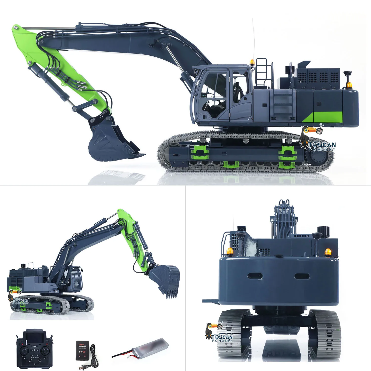 LESU Aoue ZX490 métal 1/14 pelle hydraulique radiocommandée mise à niveau lourd RC pelle Flysky Paladin PL18EV Lite modèle sonore