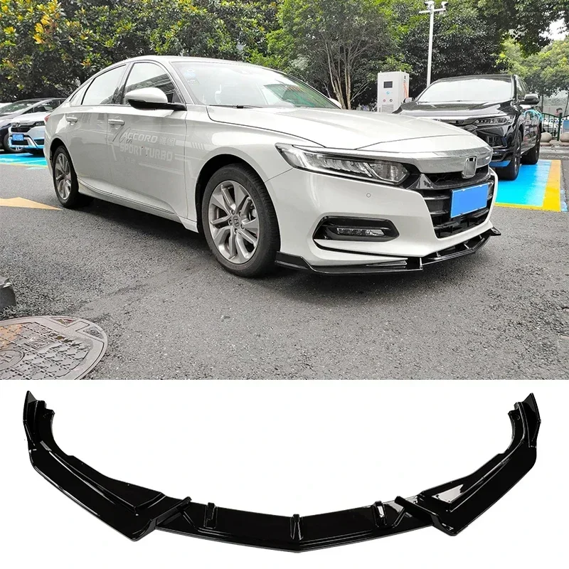 

New! Front Bumper Splitter for Honda Accord 2018 - 2020 Lip Diffuser Spoiler Skirt Type Z Body Kit Decorative Strip Shovel