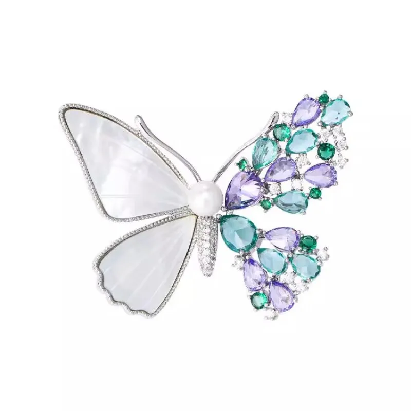 Брошь «Дождевая бабочка»