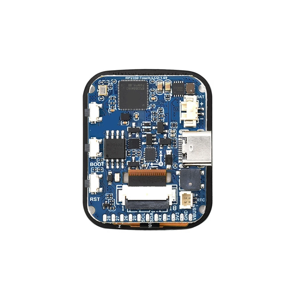 T23C 1.69Inch LCD Touchscreen Module For Raspberry Pi Pico 2 RP2350 With 1.69Inch Touch LCD Screen