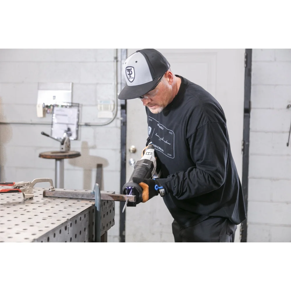 6 Inch Carbide Reciprocating Saw Blade 8 TPI Heavy Duty Metal Cutting Tool Cast Iron Projects Compatible with All Saws