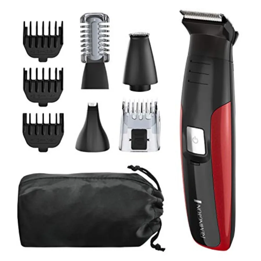 

Remington All-in-one + Body Multigroomer 5000 for versatile grooming with durable stainless steel blades and sleek black finish
