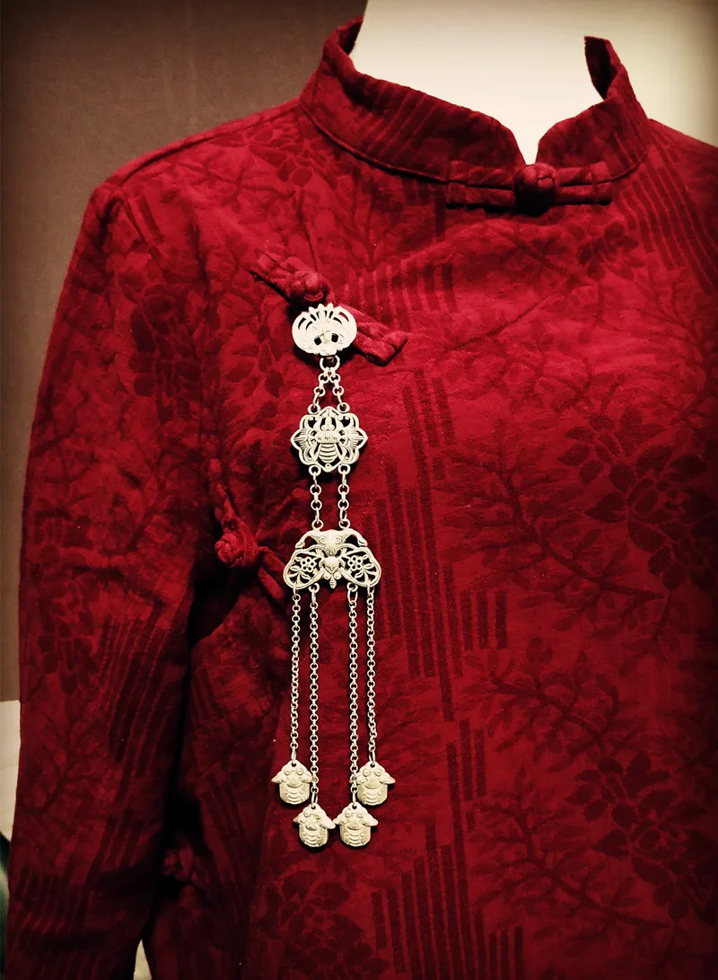 retro-tibetan-silver-embellishment-for-classical-chinese-costume-women's-fashion-jewelry-accessory-lock-and-key-pat