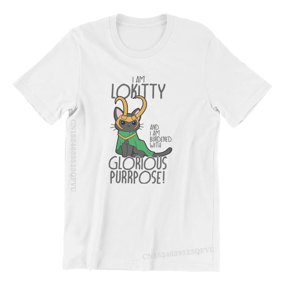 LOKITTY-camisetas de mitología nórdica para hombre, ropa Retro Vintage Grunge, Harajuku, novedad