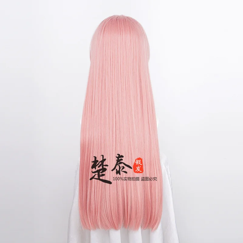 Haruno Sakura long hair cosplay beauty tip center part fake send headpiece Halloween costume wig