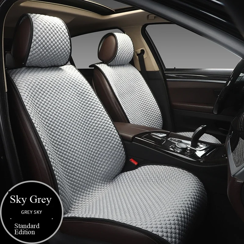 Summer cooling all seasons new ice-silk breathable car pad Car seat cushion half package seat cover