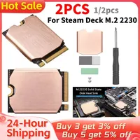 FinalCool TN30 For Steam Deck Copper Heat Sink Cooling Thermal Pad for Steam Deck Console M.2 2230 SSD Heatsink Game Accessories