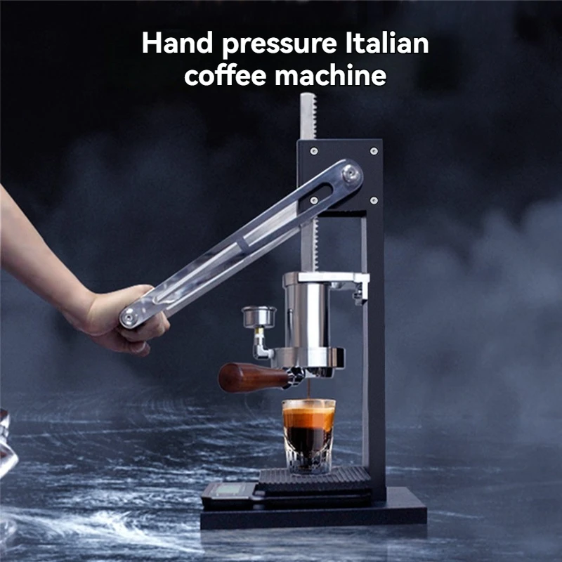 New Manual Por Espresso Maker, Hand Press Coffee hine for Camping Travel Home Use, Fast Brew Italian Concentrated Coffee