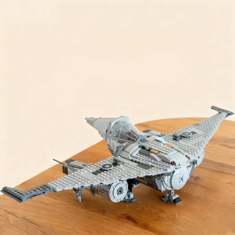 975pcs MOC Padme S J Type Star Skiff Alternate Battle Model Building Blocks Architecture Christmas Gift Toy Education Brick Kids