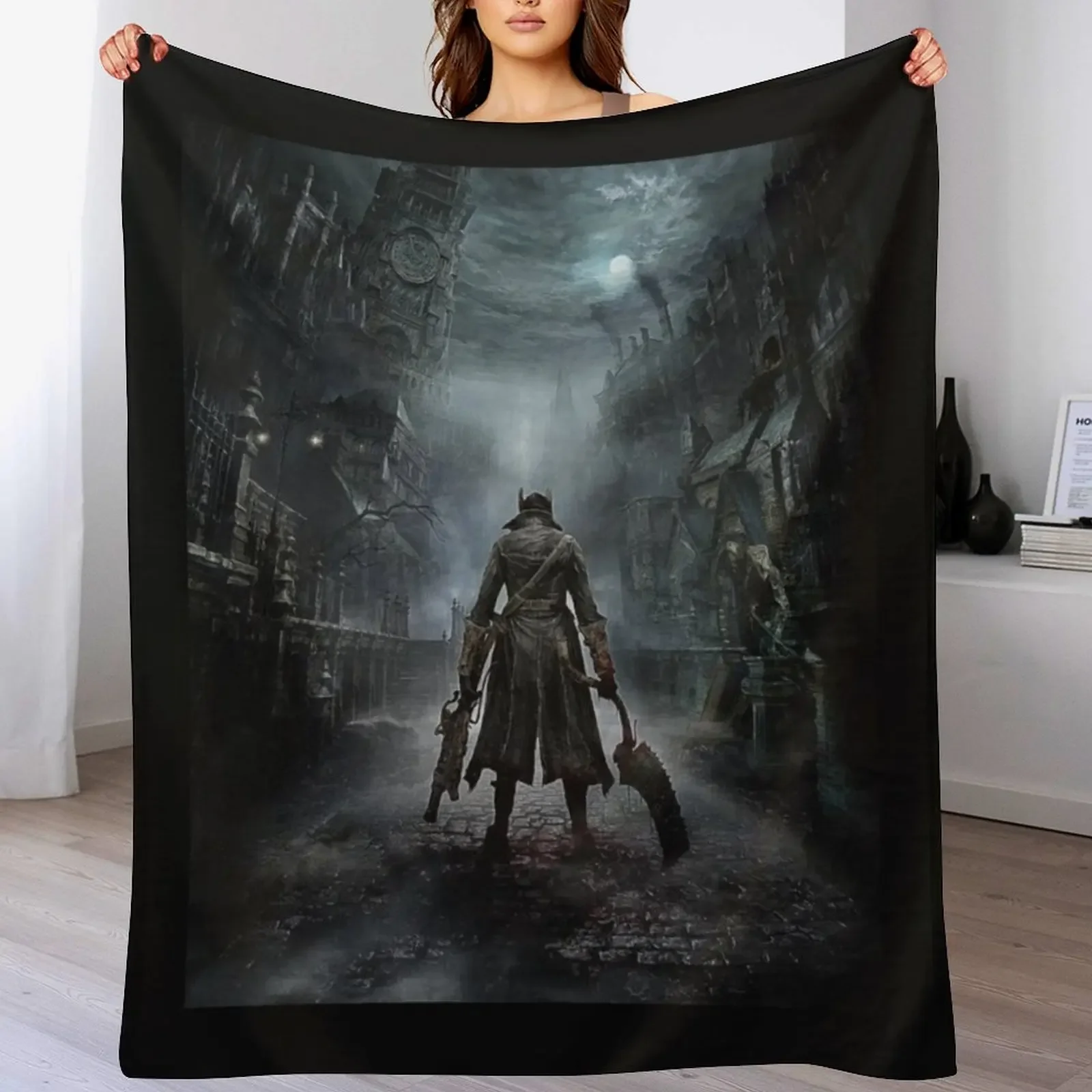 

Bloodbore poster Graphic T-Shirts Phone Cases & Skins Throw Blanket Lightweight Warm Blanket for Travel Camping