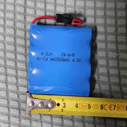 1PCS RC Cars RC Truck Rechargeable Batteries 4.8V AA 2000mAh NI-CD Battery Pack 24-A-R
