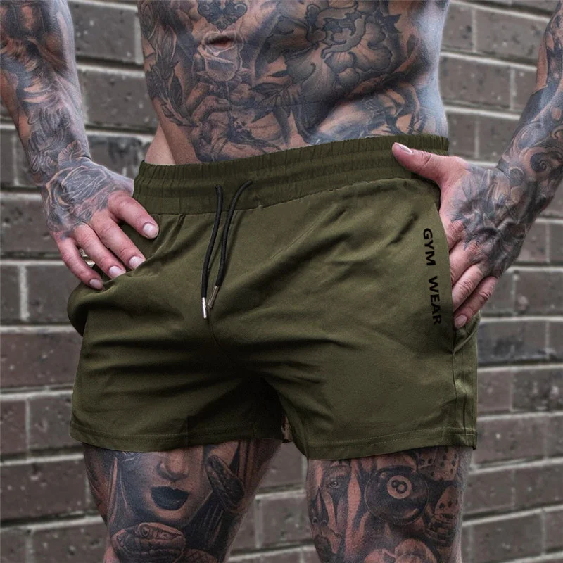 NEW Sports Trendy Quick-drying Three-point Pants Elastic Thin Running shorts Track And Field Training Pants Fitness Beach Shorts image 6