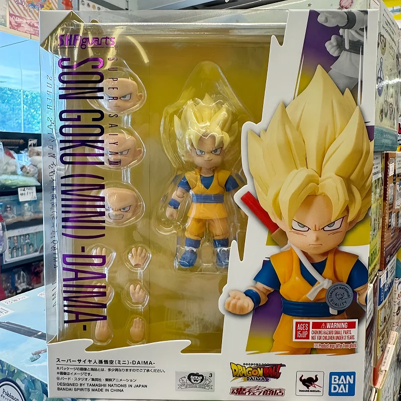 

[In Stock] Bandai Dragon Ball Anime Toy Shf Daima Son Goku Super Saiyan Mobile Doll Figurine Model Ornament Toy Boy Birthday Gif