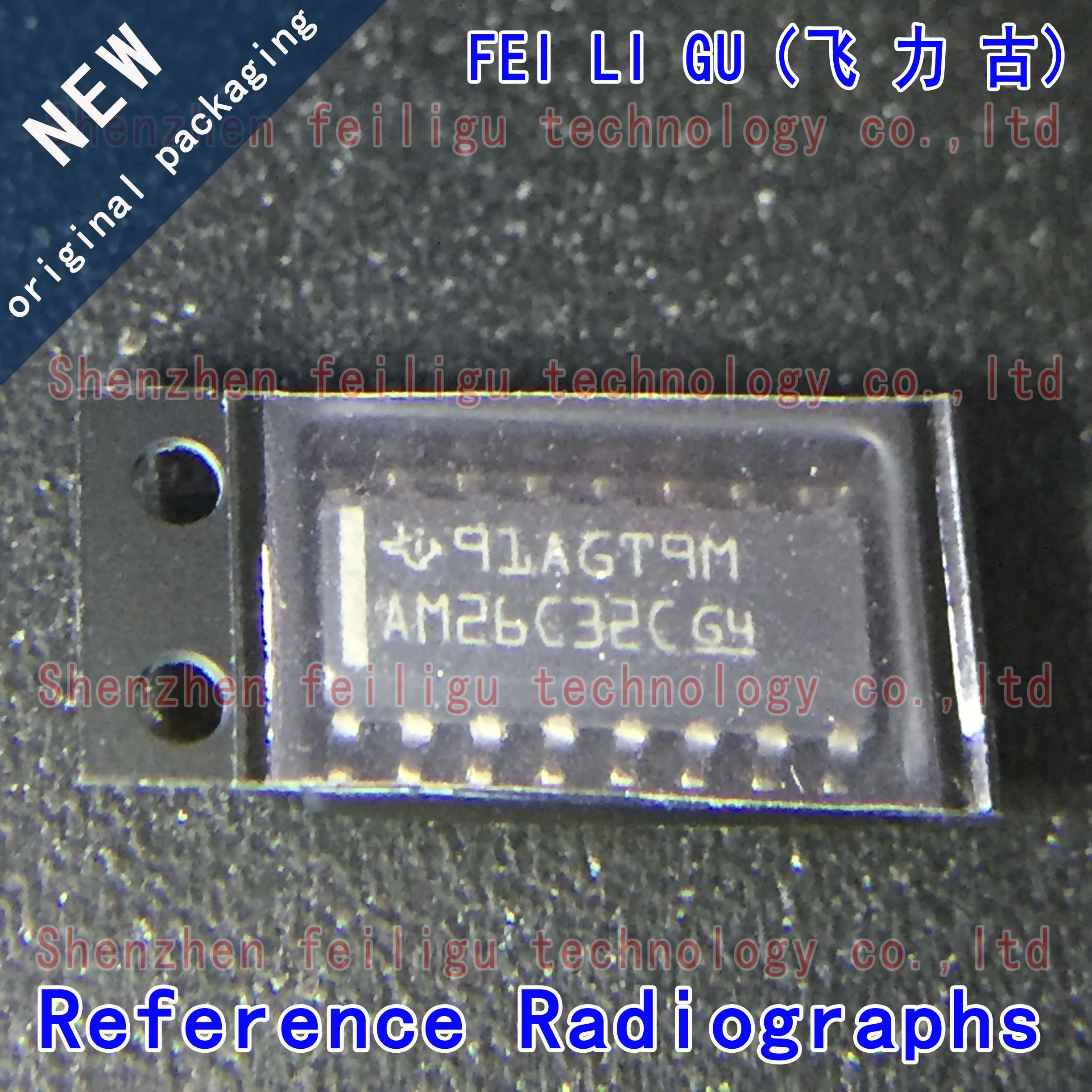 Chip receptor de componentes electrónicos, paquete SOP-16, AM26C32CDR AM26C32CD AM26C32C, 100% original, 1 ~ 30 piezas, nuevo