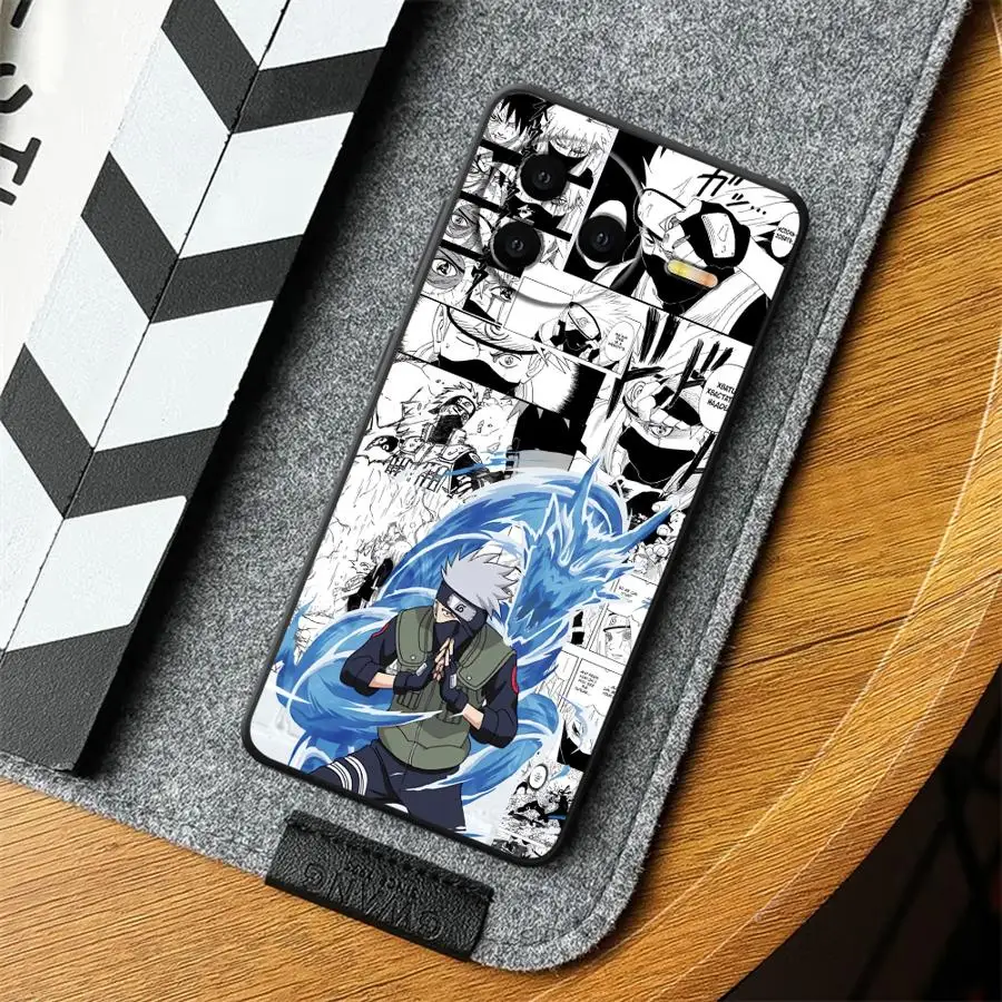 Custodia per Xiaomi Redmi 10 14C A3 K40 K80 Pro 13C A4 12C A5 A1 A2 Plus 9 Nero Custodia morbida per telefono Manga Uchiha Itachi Logo