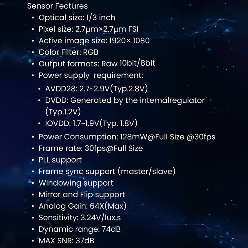 لكاميرا Milk-V Duo CAM-GC2083 2MP 1920X1080