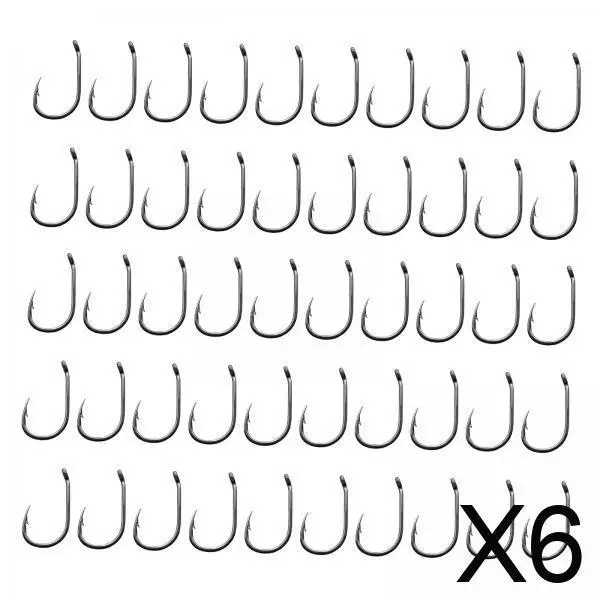 

6x50 шт. крючки для ловли нахлыстом, инструменты для снаряжения для окуня для пресной воды, соленой воды, на открытом воздухе 12,1 мм x 21,2 мм