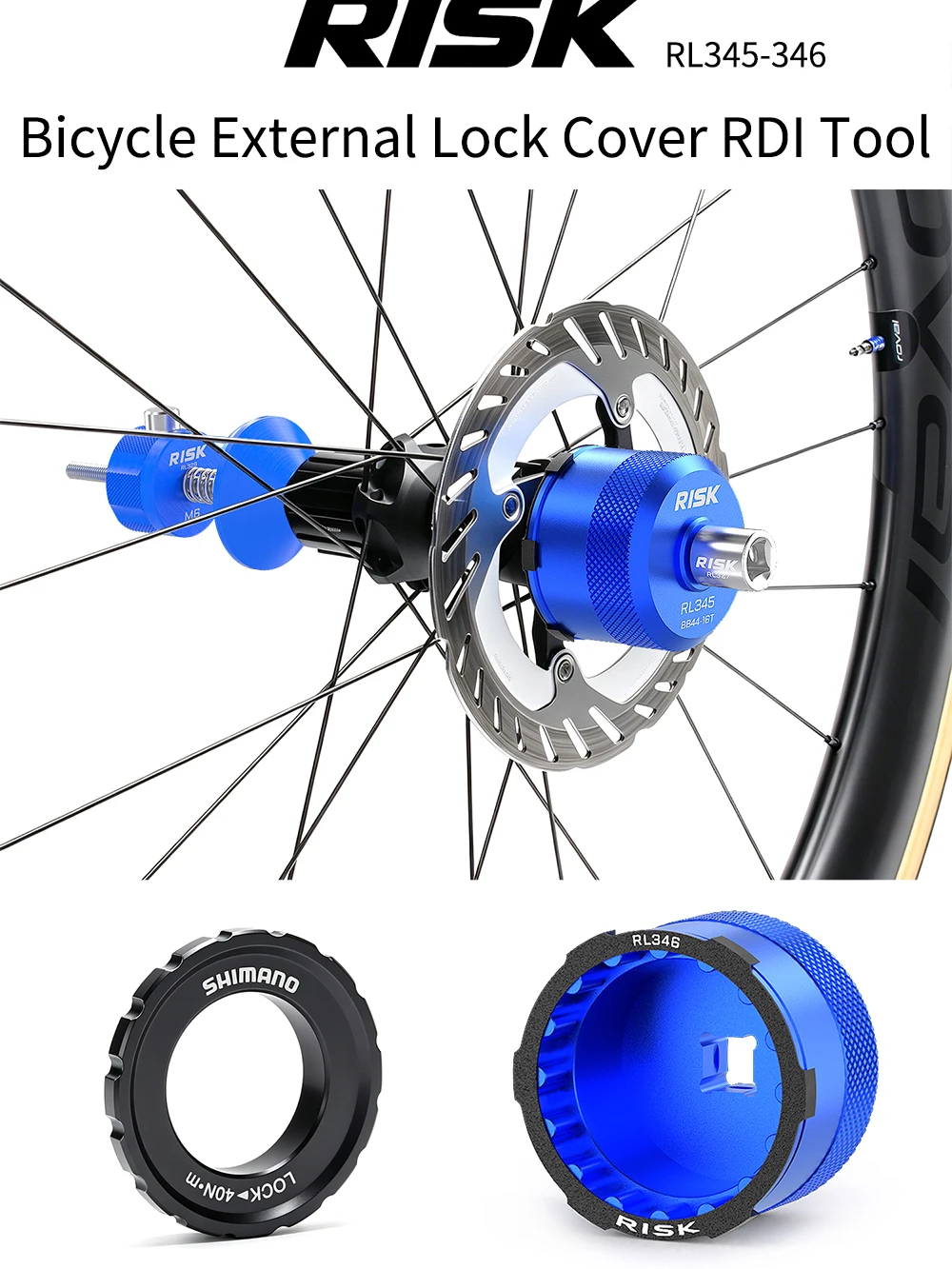 AliExpress NONE Risk Bicycle External Lock Cover RDI Tool for Crank Chainwheel Repair BB52 RS500 GXP Bottom Bracket Removal Bike Repair Tools