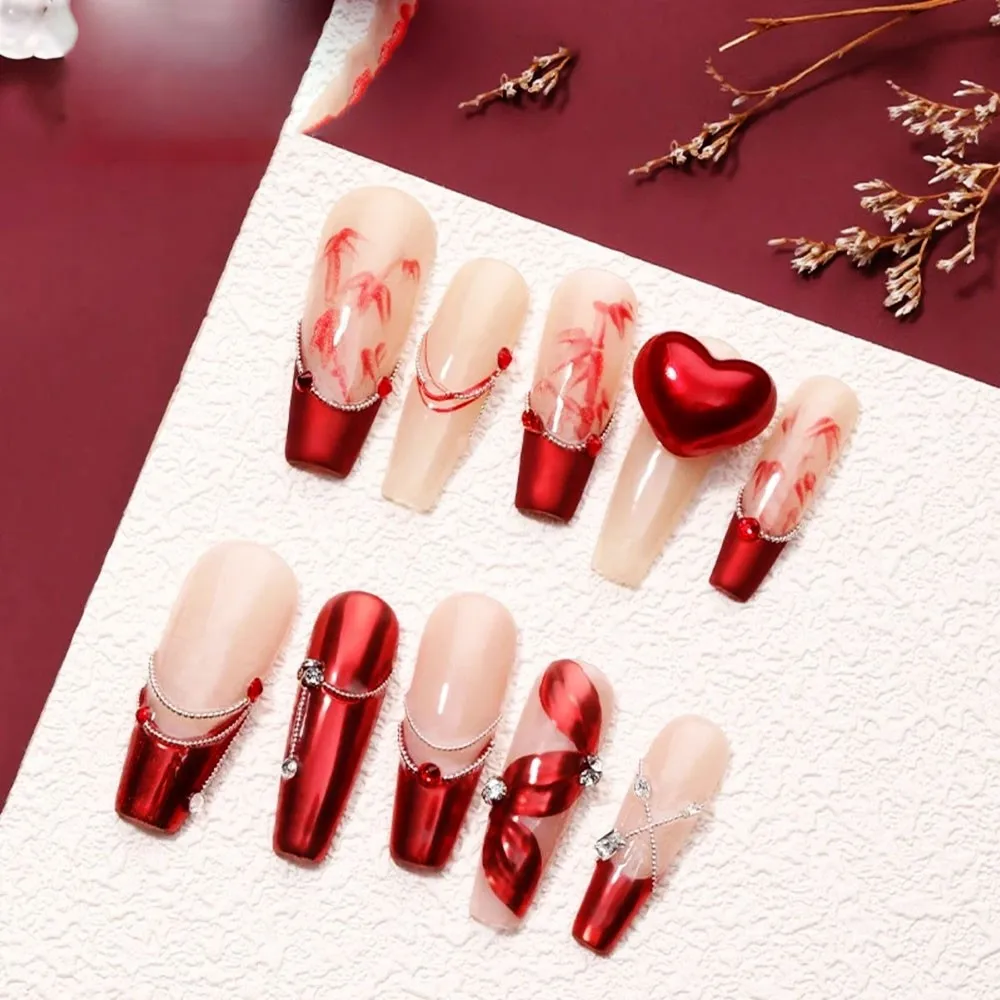 1jar Weihnachten Metallic Magic Mirror Red Chrome Nagelpulver 0,3 Gramm holografisch glasiertes UV-Gel Nagelpigment Maniküre Reibstaub